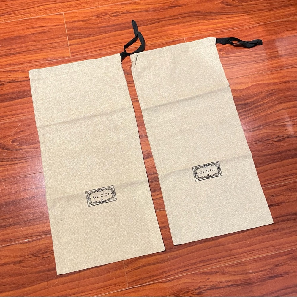 Authentic Gucci shoes dust bags